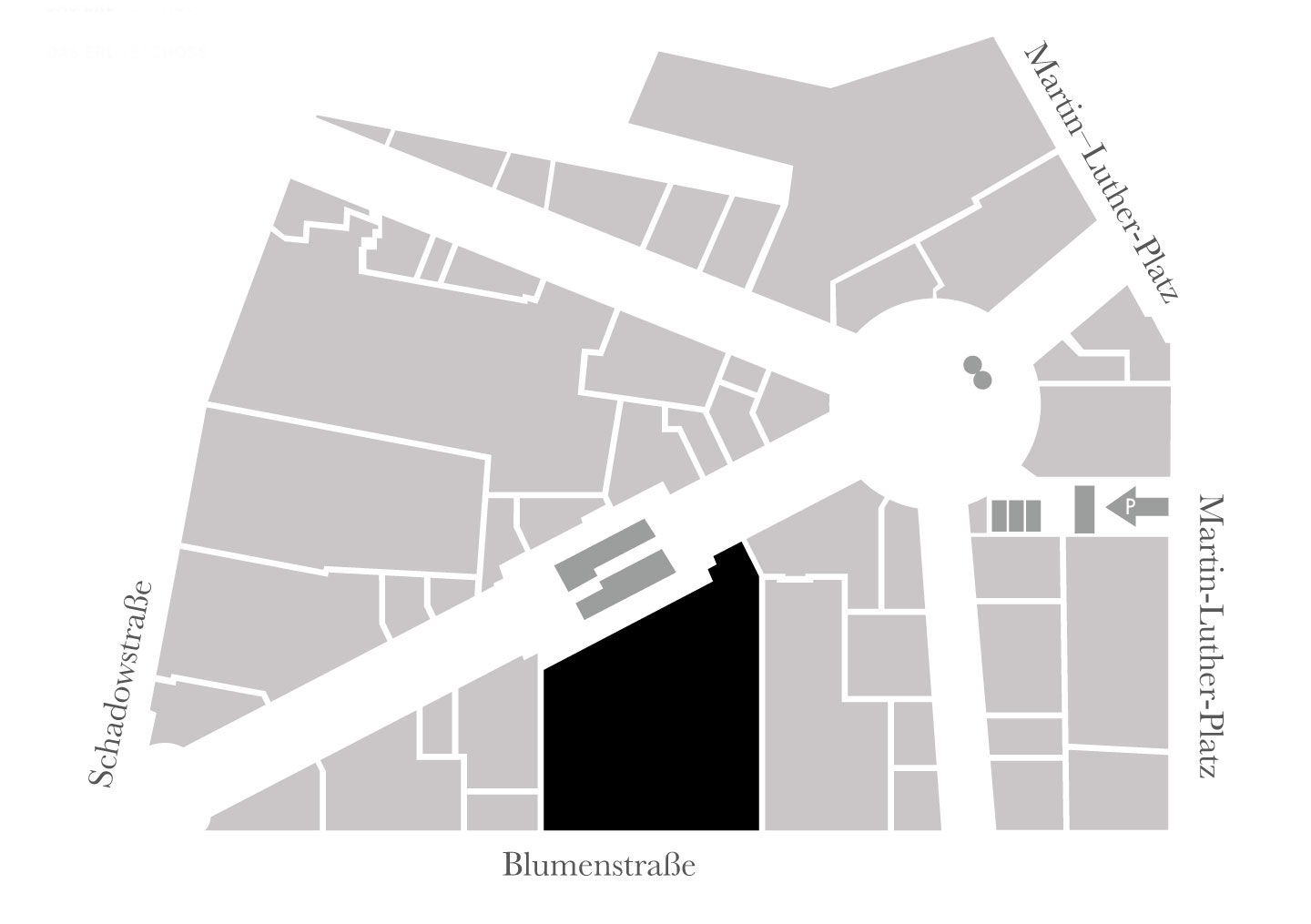 Anson's is located on the ground floor - Schadow Arkaden site plan