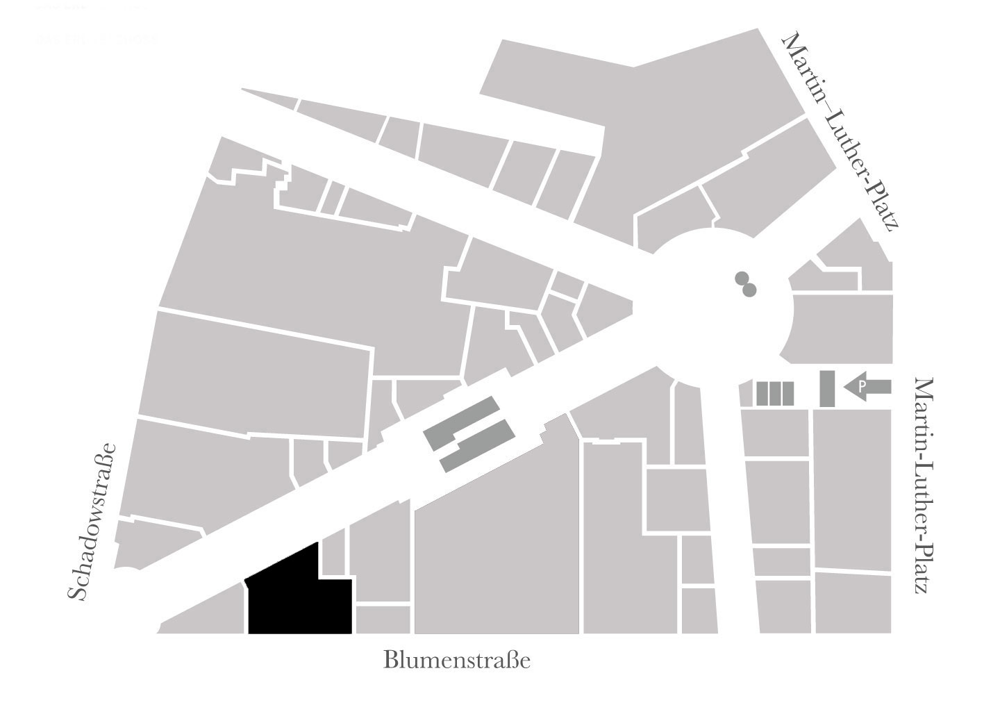 Butlers is located on the ground floor - Schadow Arkaden site plan