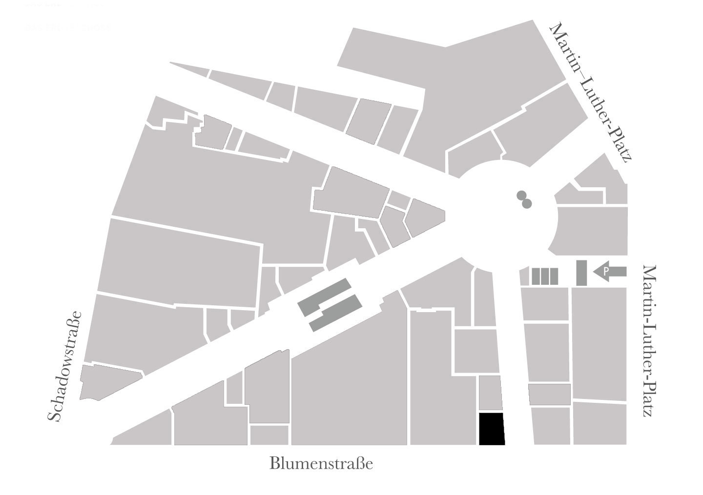 Cologne Watch Düsseldorf is located on the ground floor - Site plan of Schadow Arkaden