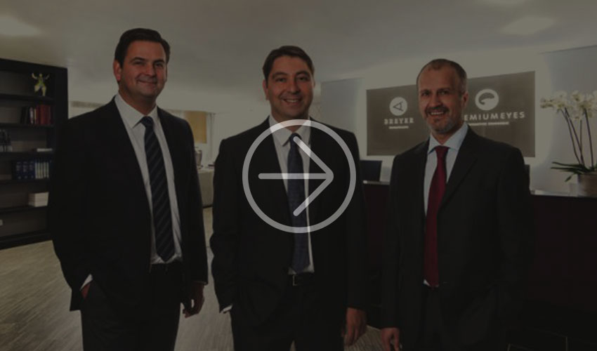 Portrait of the ophthalmologists Breyer, Kaymak & Klabe