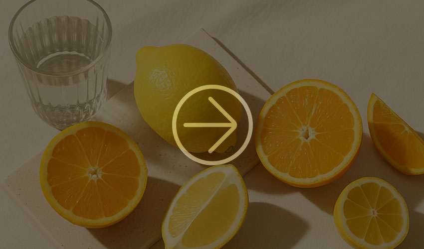 Various citrus fruits draped in a modern way - Vitaminoase