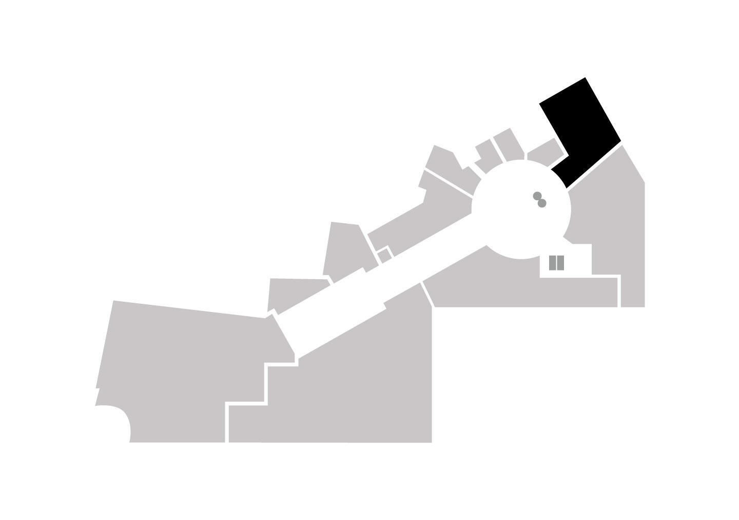 Famous Ice Café is located on the 1st floor - Schadow Arkaden site plan