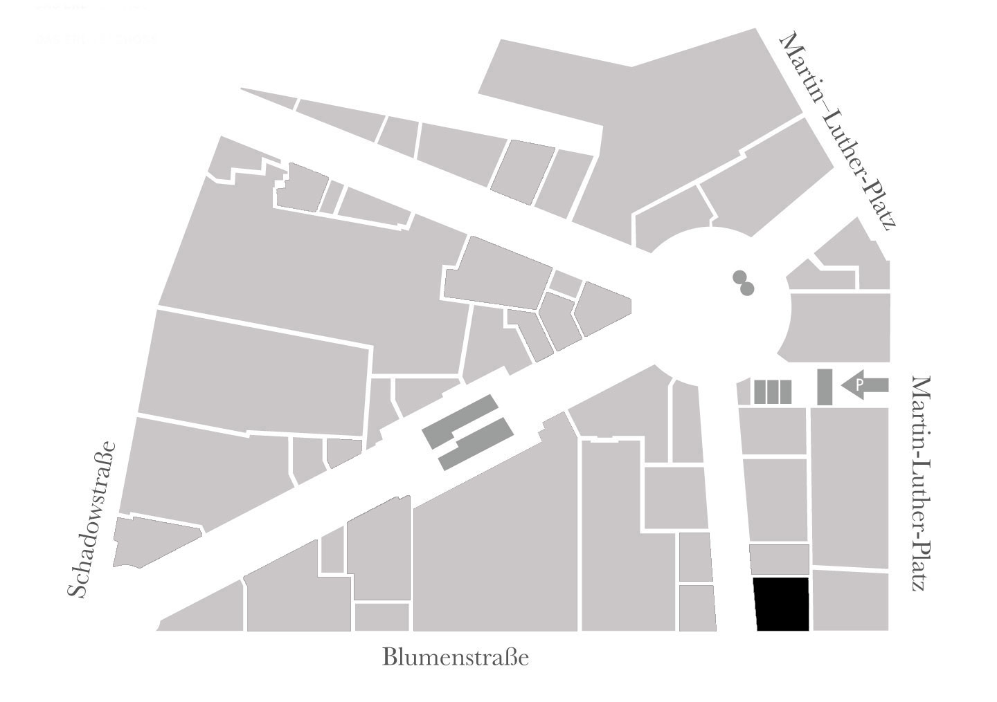 Goldsmith Schubart is located on the ground floor - Schadow Arkaden site plan