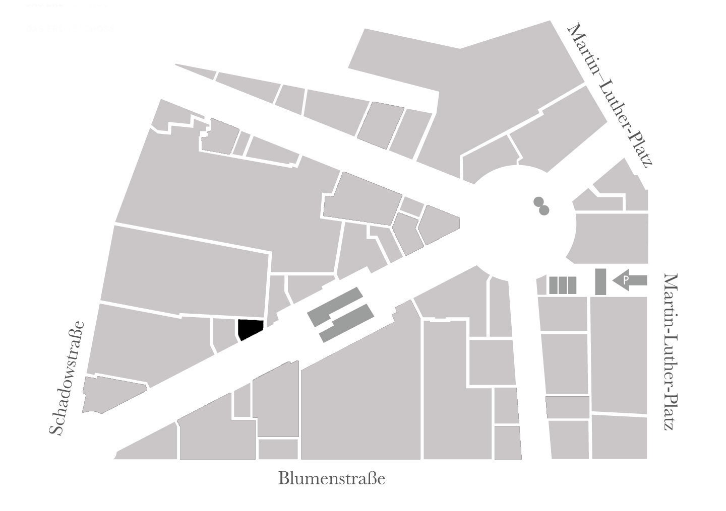 Konplott is located on the ground floor - Schadow Arkaden site plan