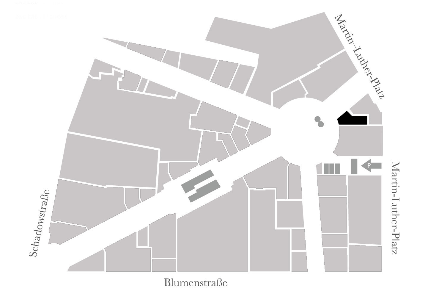 Neuhaus is located on the ground floor - Schadow Arkaden site plan