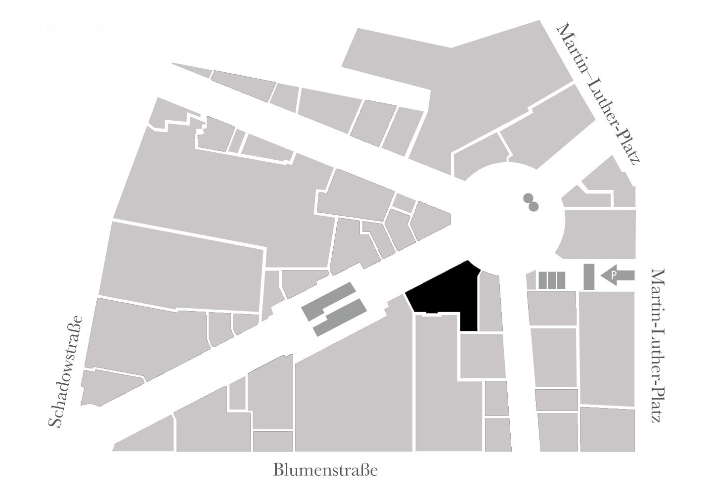 Parfümerie Schnitzler is located on the ground floor - Schadow Arkaden site plan