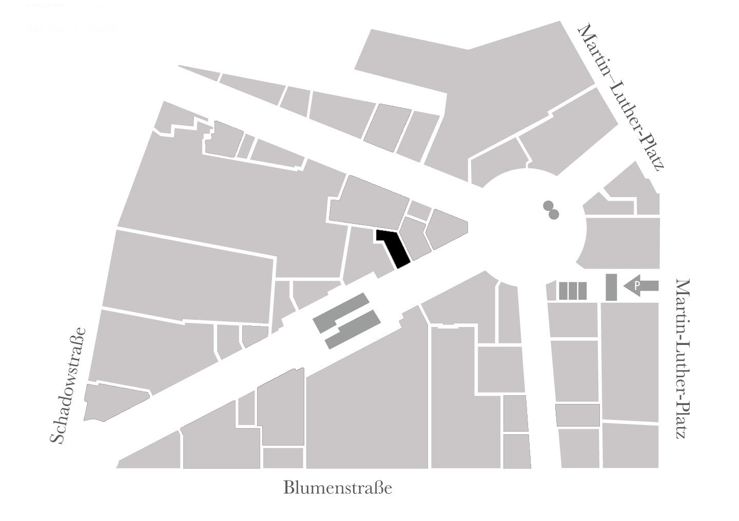Roeckl is located on the ground floor - Schadow Arkaden site plan