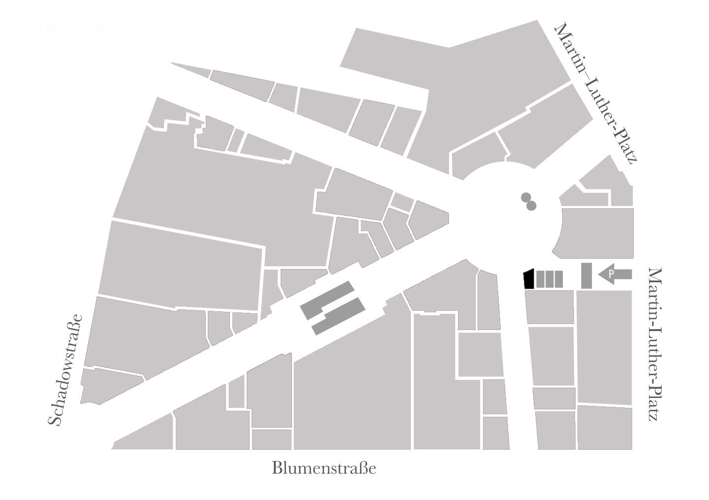 Ronnefeldt is located on the ground floor - Schadow Arkaden site plan