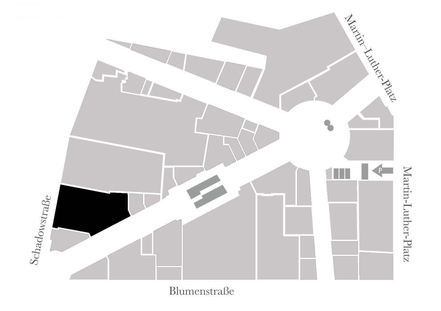 SEPHORA has two floors and is located on both the ground floor and the upper floor - Schadow Arkaden site plan