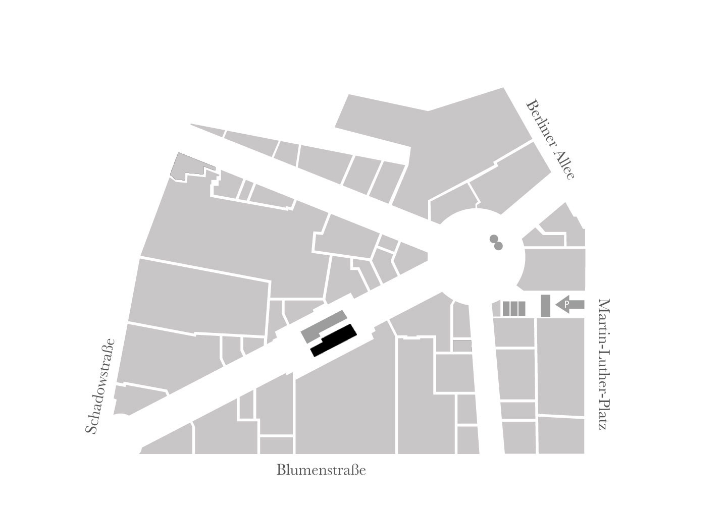 Espresso Perfetto is located on the ground floor - Schadow Arkaden site plan