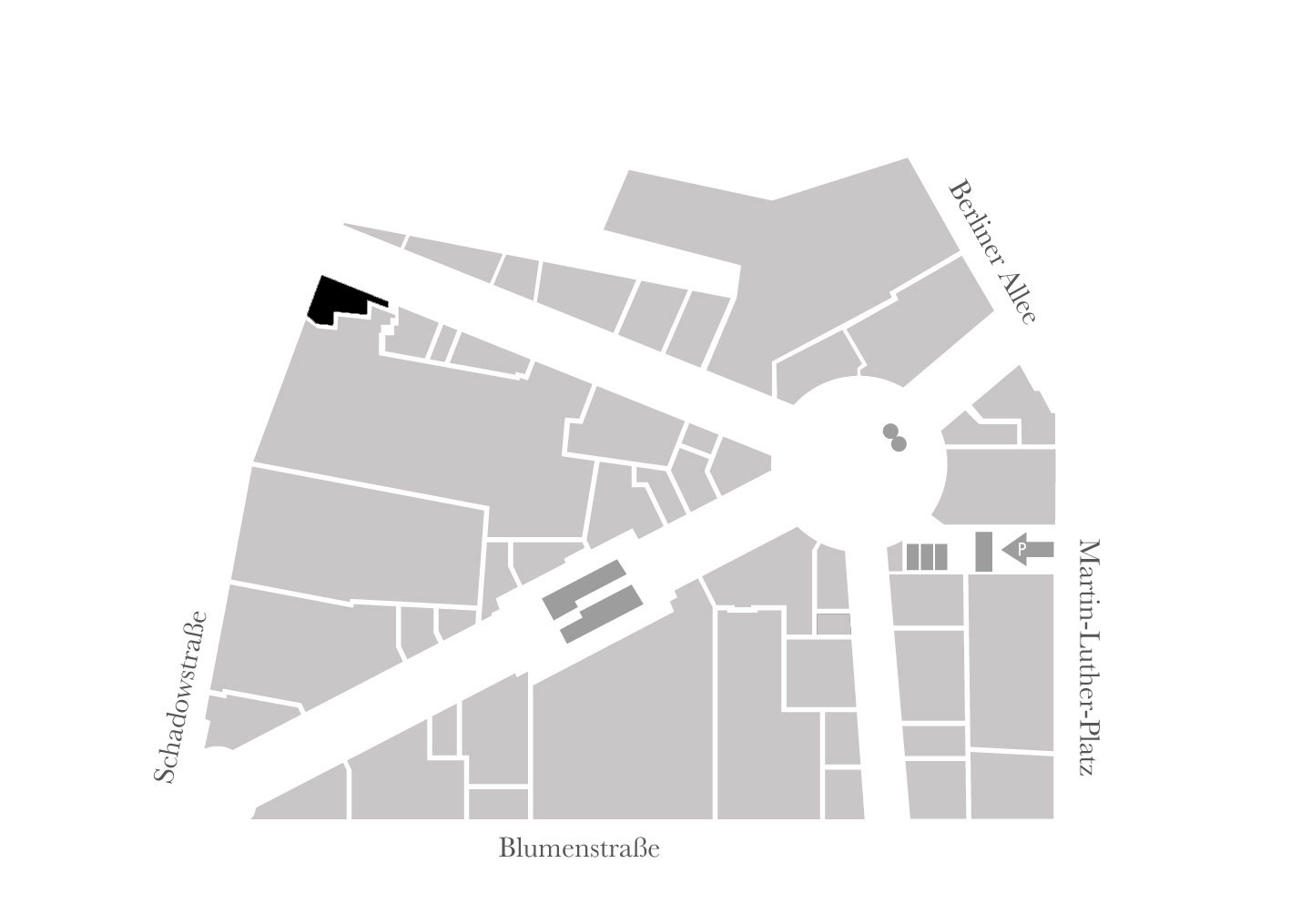 Frankie's Churros is located on the ground floor - Schadow Arkaden site plan
