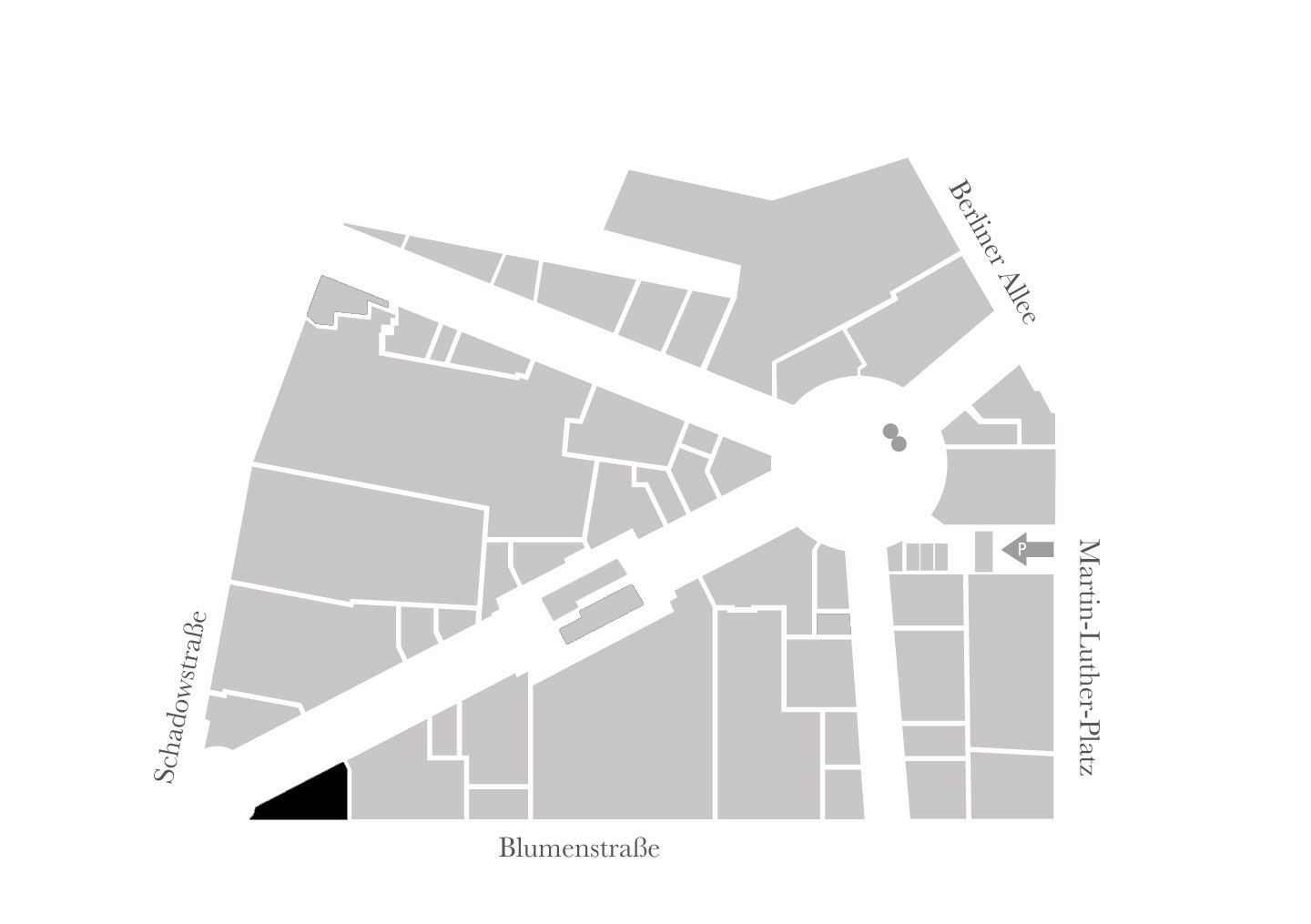 Starbucks is located on the ground floor - Schadow Arkaden site plan