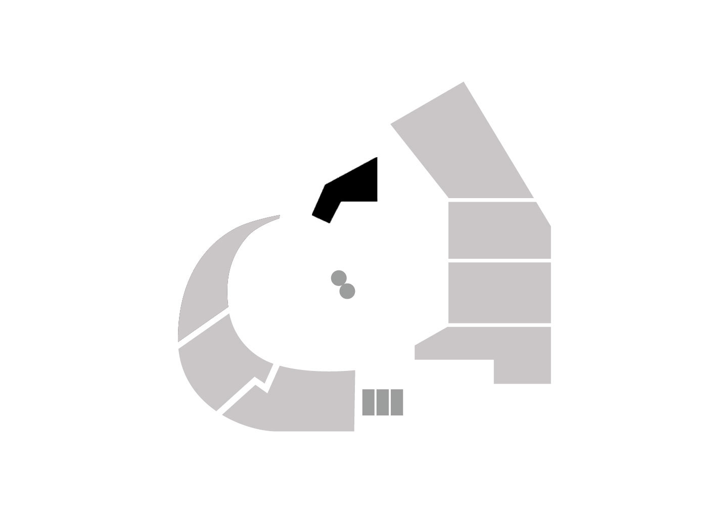 The Vitamin Oase is located in the basement - Schadow Arkaden site plan